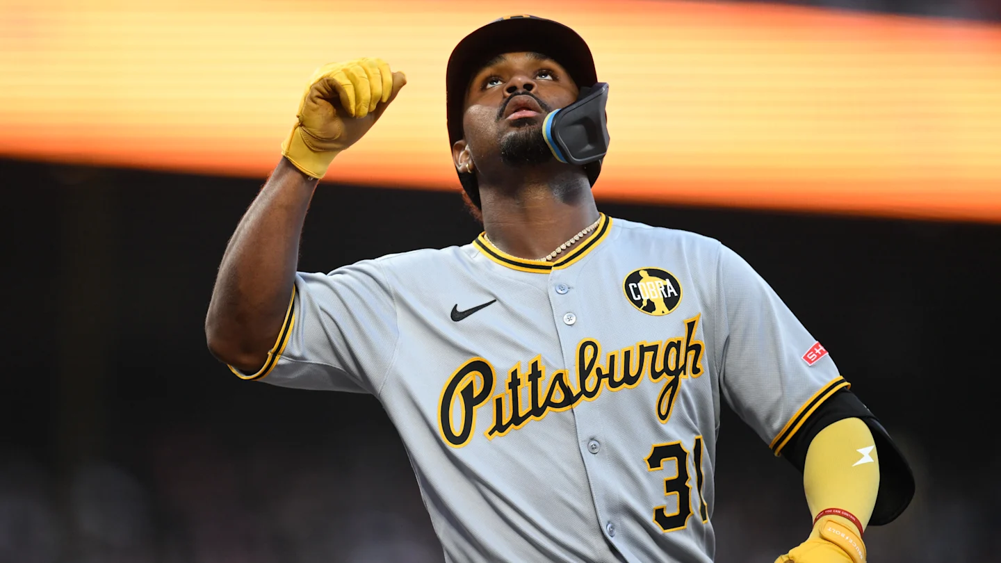 Liover Peguero de los Piratas de Pittsburgh.