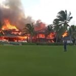 Fuego en Villas de Caletón, Cap Cana / Fuente externa