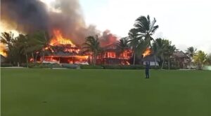 Fuego en Villas de Caletón, Cap Cana / Fuente externa