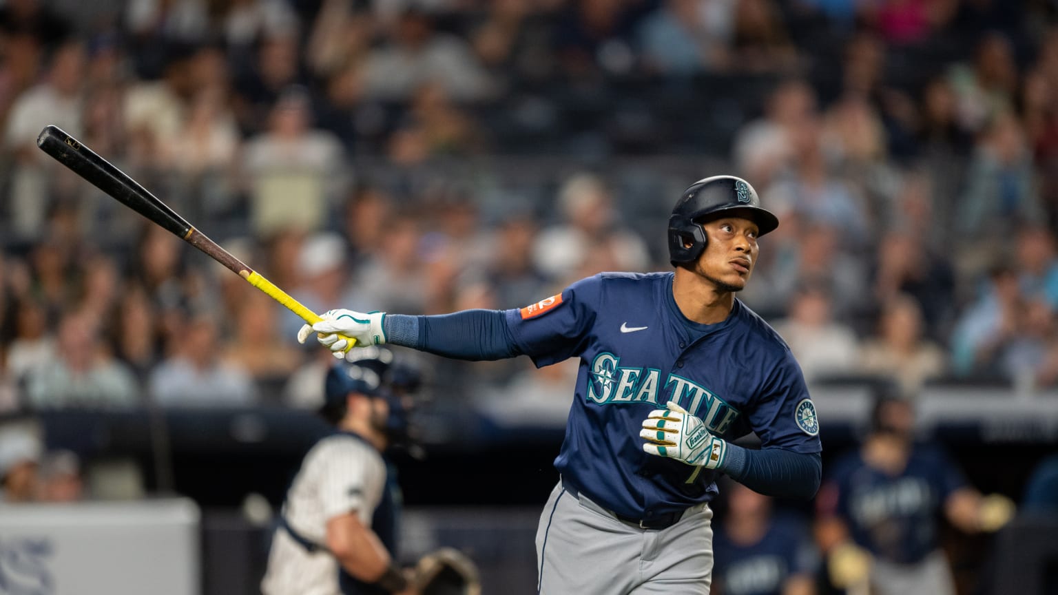 Jorge Polanco de los Marineros de Seattle