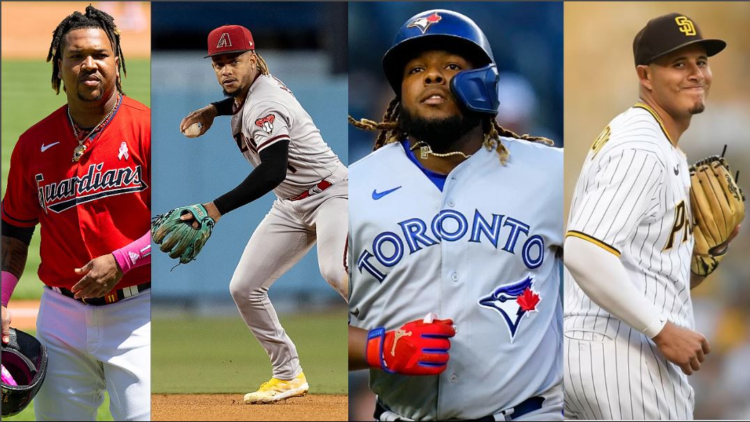 José Ramírez, Ketel Marte, Vladimir Guerrero Jr. y Manny Machado, los cuatro jugadores dominicanos regulares para el Juego de Estrellas 2025 en Atlanta, versión 95.