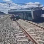 Se descarrila tren