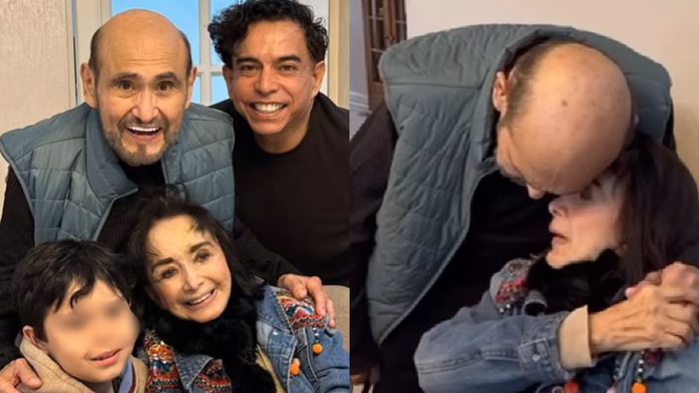 El emotivo reencuentro entre ‘La Chilindrina’ y Édgar Vivar en la casa de Ernesto Pimentel