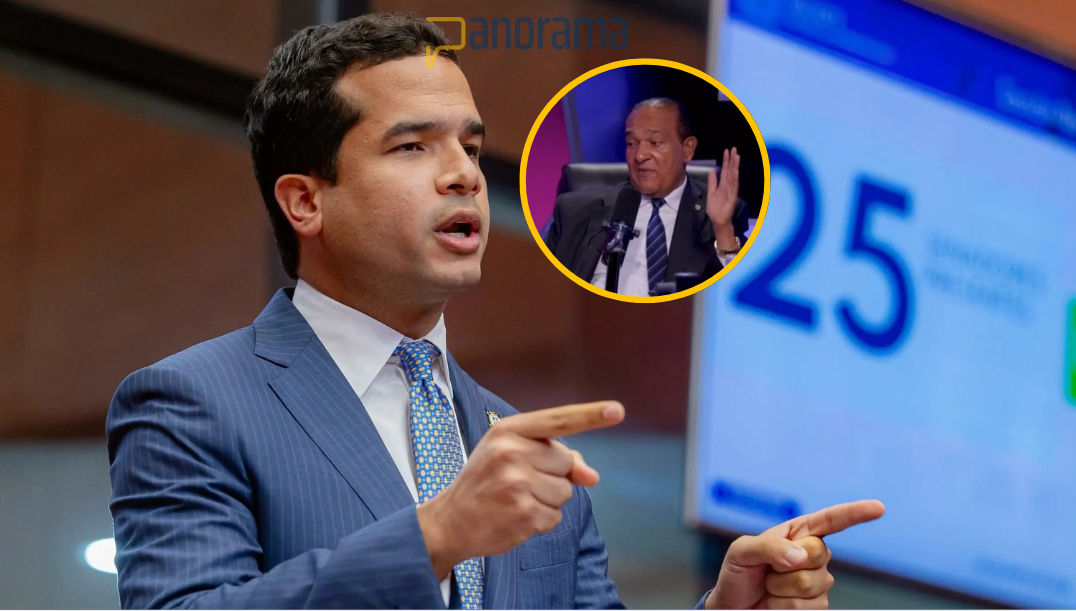 Senadores Omar Fernández y Antonio Marte