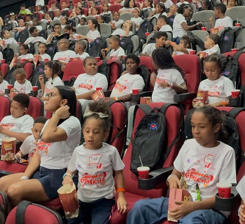 Los niños, de diferentes sectores de Santo Domingo, celebraron el cierre de sus vacaciones