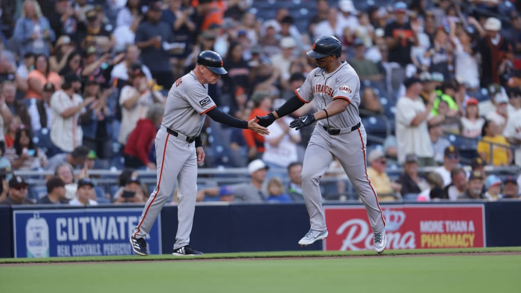 Rafael Devers de los Gigantes de San Francisco.