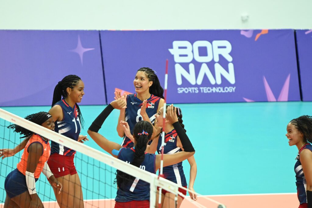 Voleibol femenino de RD en Panam Jr en Asunción, Paraguay