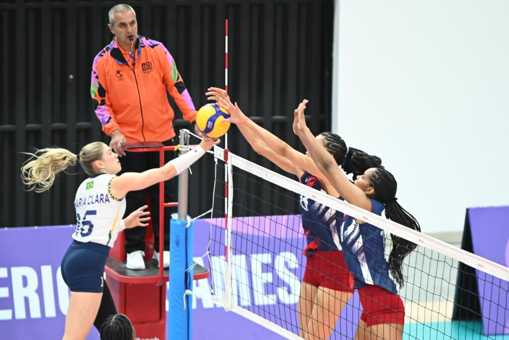 Voleibol femenino de RD en Panam Jr en Asunción, Paraguay