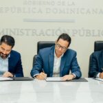 Ministro de Administración Pública, Sigmund Freund; por el superintendente de Pensiones, Francisco Torres Díaz; y el director general de la DGJP, Juan Rosa