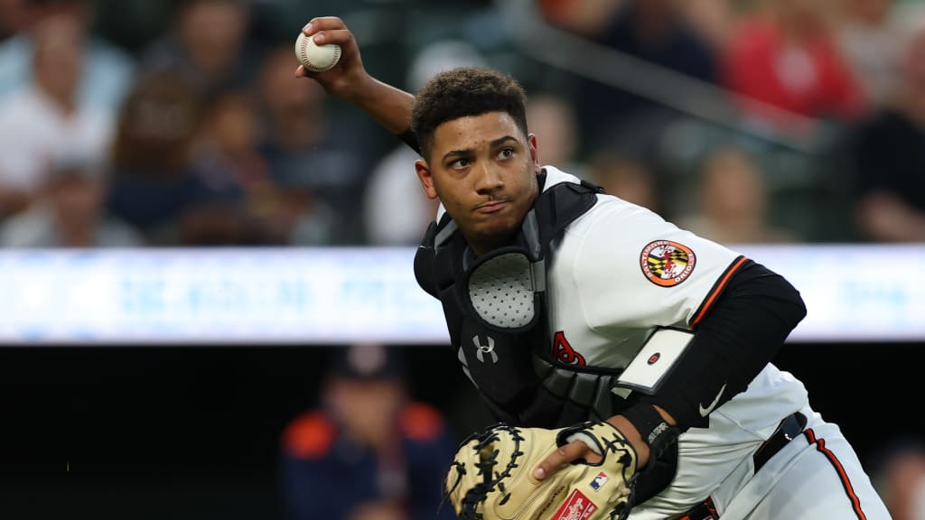 Samuel Basallo de los Orioles de Baltimore.