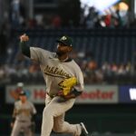 Luis Severino, de los Atléticos, logra su cuarta victoria consecutiva.