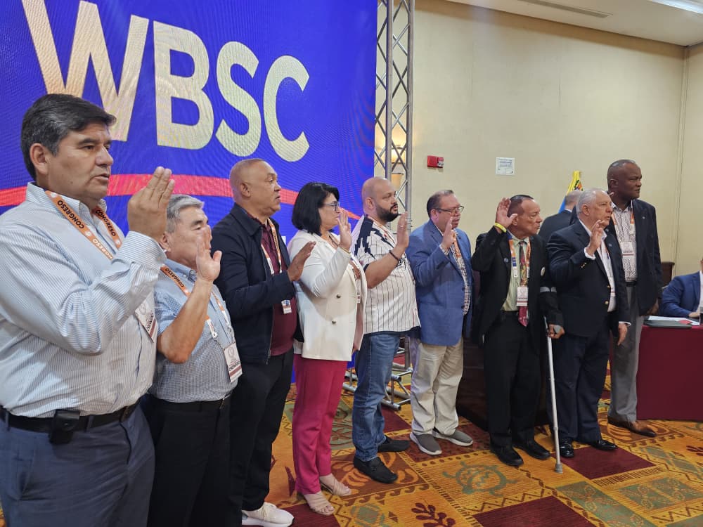 Aquí la directiva de la Confederación Panamericana de Béisbol para el periodo 2025-2029. (Fuente exterana).
