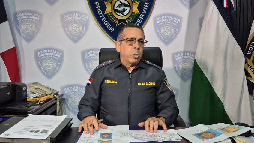Vocero de la Policía Nacional, coronel Diego Pesqueira