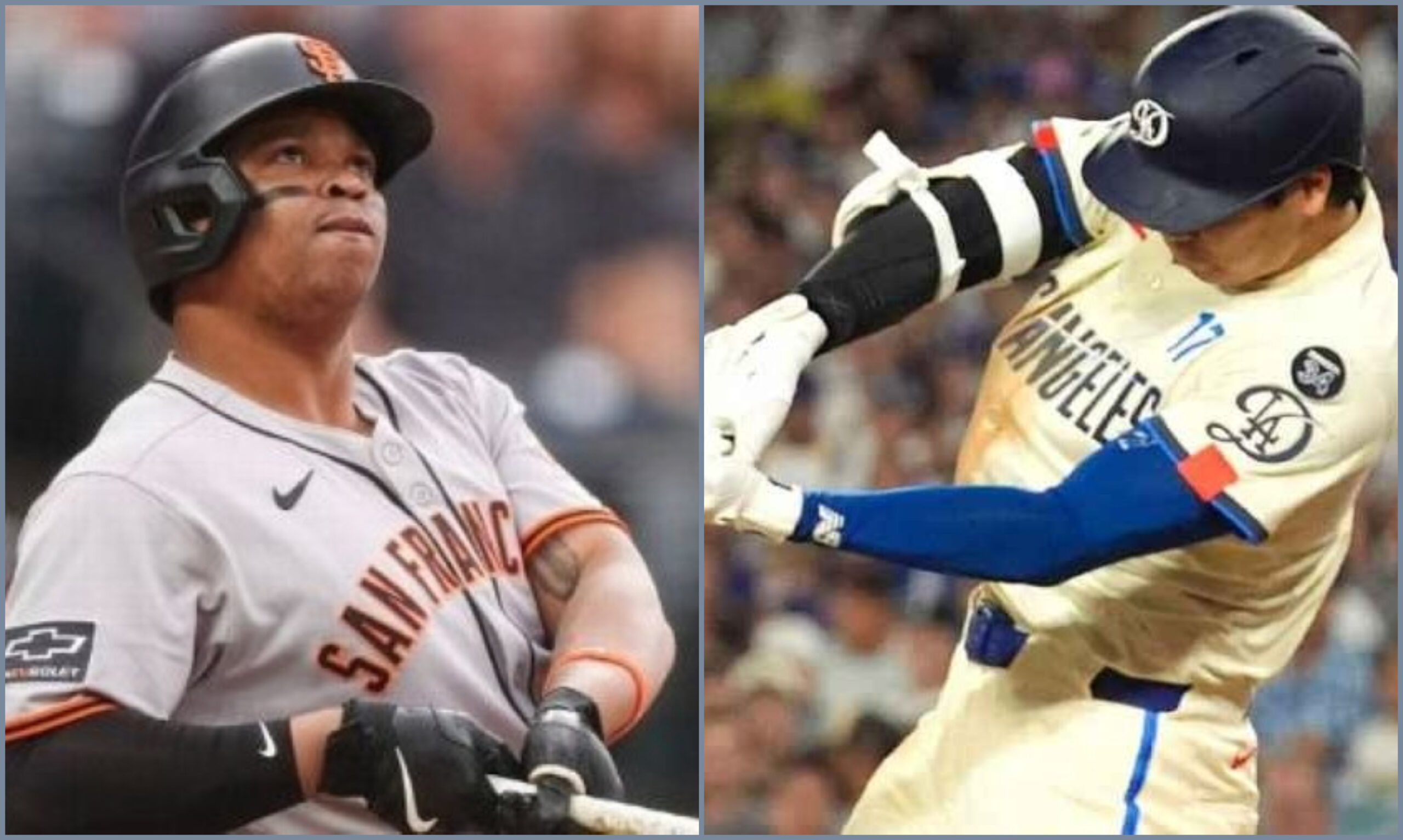 El japonés Shohei Ohtani y el dominicano Rafael Devers conectaron jonrón en el partido Dodgers/Gigantes del 20 de septiembre del 2025.