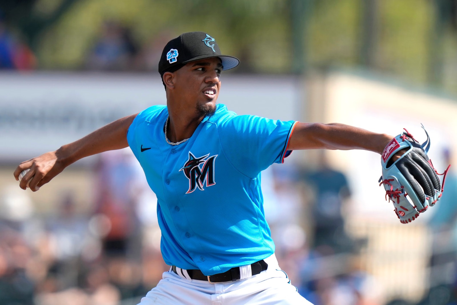 Partido entre los Marlins de Miami y los Vigilantes de Texas