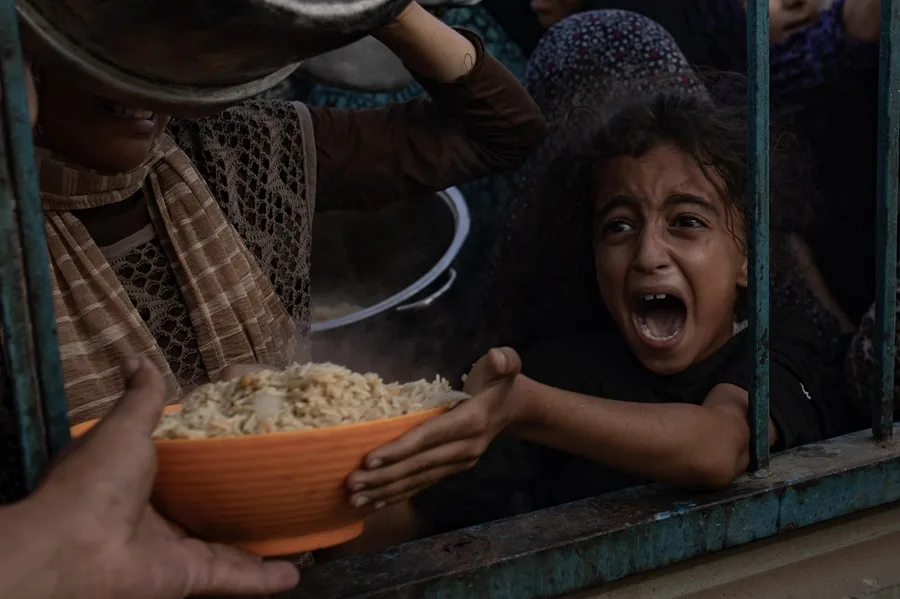 Hambruna en Gaza 2025.
