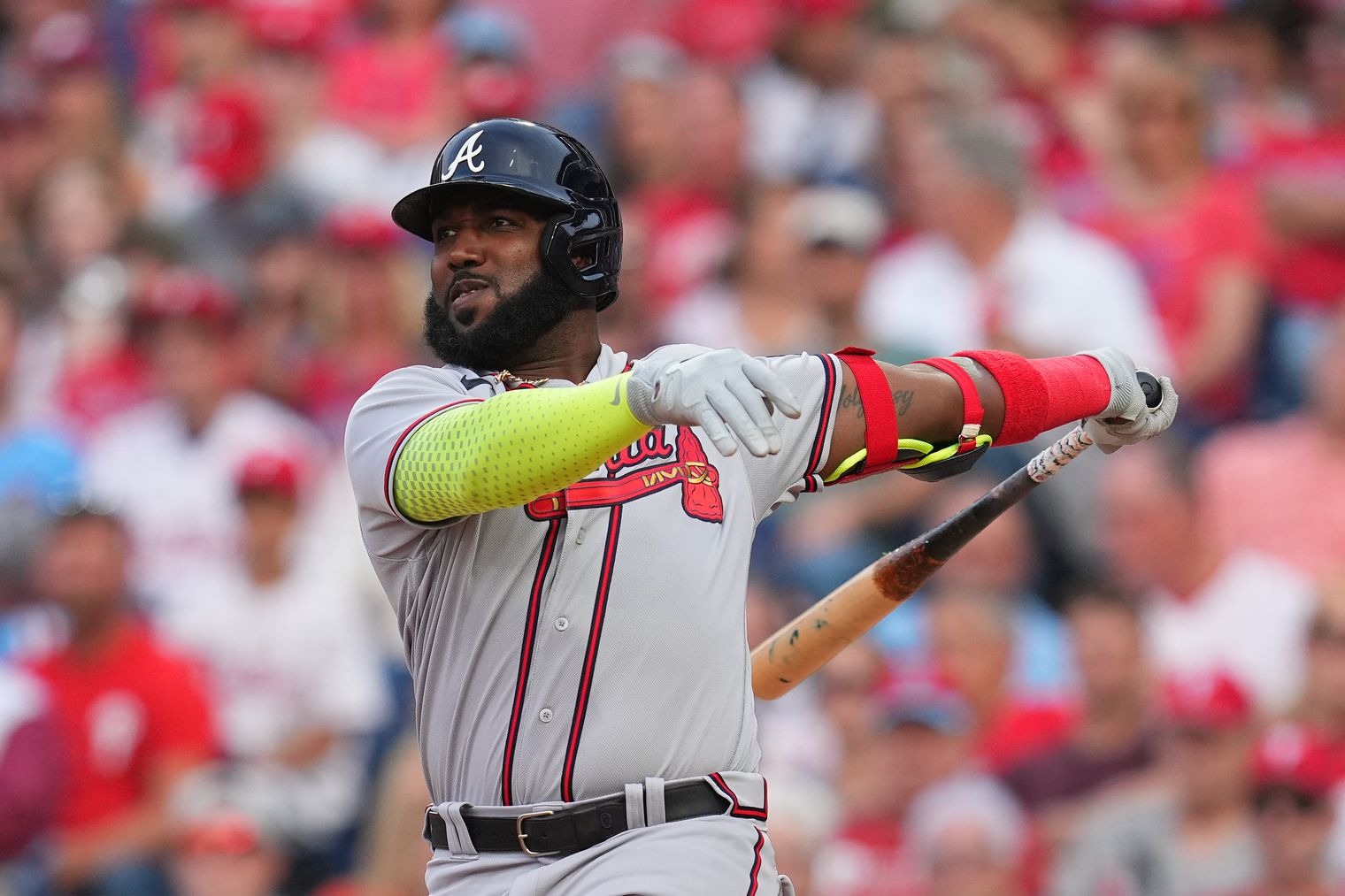 El dominicano Marcell Ozuna bateó de 4-3 en la victoria de los Bravos e Atlanta sobre los Nacionales de Washington