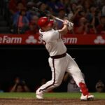 El jonrón 22 de la campaña para Mike Trout lo puso en el club de los 400 en las Grandes Ligas.