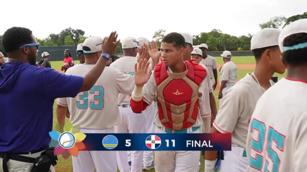 Republica Dominicana derrota a Aruba 11 a 5.