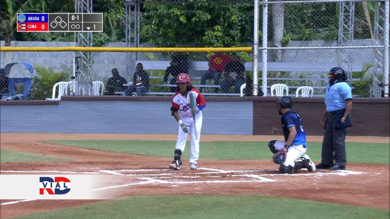 Cuba derrota a Aruba 8 por 5 en el primer juego del día 3 del Premundial U15 2025