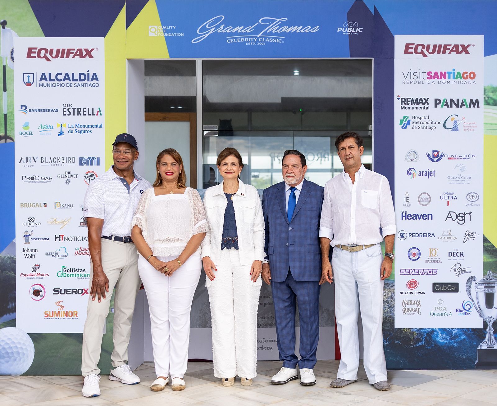 Chris Jones, Ivelisse Méndez, Raquel Peña, Haime Thomas Frias y Manuel Estrella