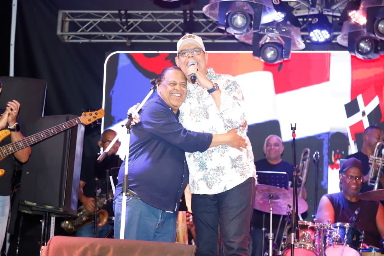 Merengueros Wlfrido Vargas y Fernando Villalona