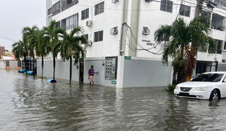 Inundaciones en el Gran Santo Domingo