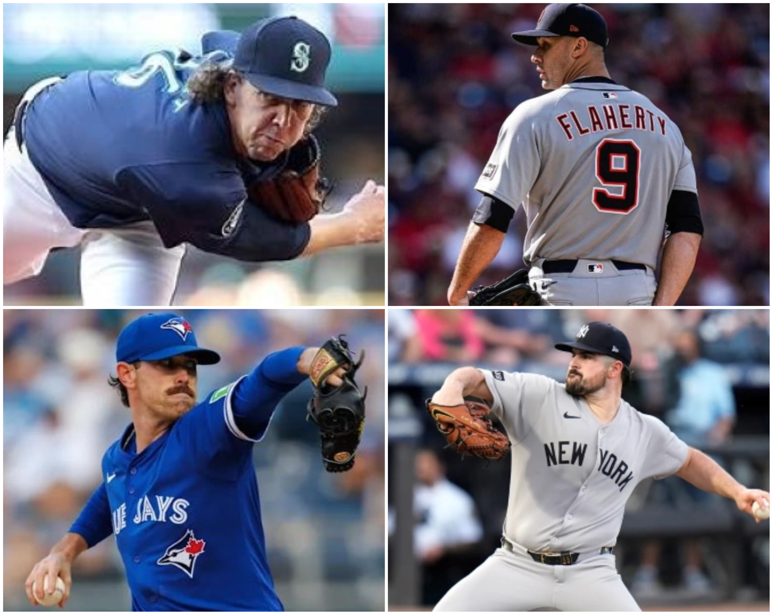 Los lanzadores de hoy en Grandes Ligas