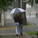 Lluvias en Santo Domingo.