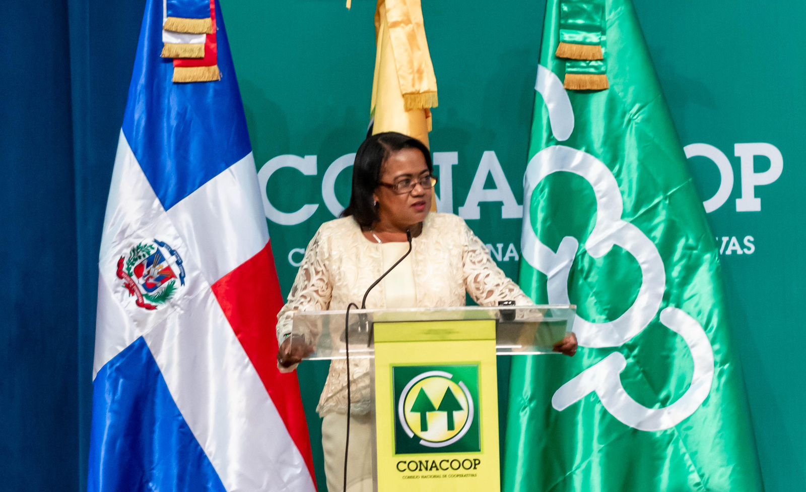 Presidenta del Consejo Nacional de Cooperativas (Conacoop), Eufracia Gómez Morillo
