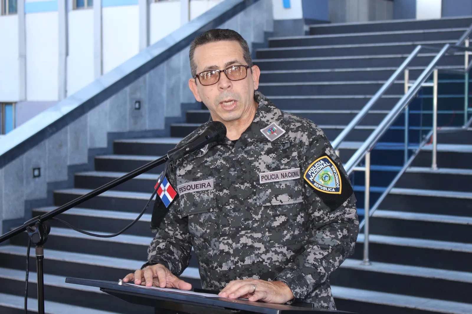 Vocero de la Policía Nacional, coronel Diego Pesqueira / Fuente extterna