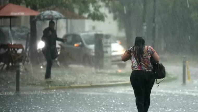 Lluvias en Santiago