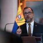 Canciller venezolano, Yván Gil.