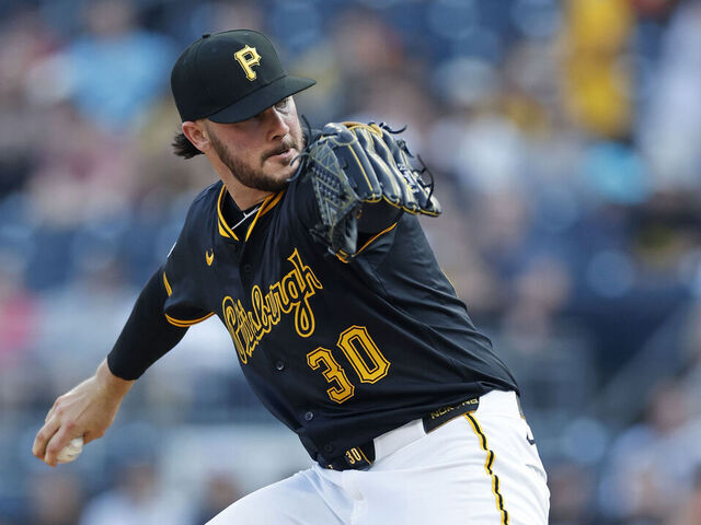 Paul Skenes, lanzador de los Piratas de Pittsburgh.