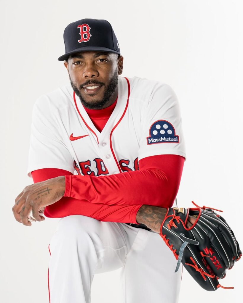Aroldis Chapman, de los Medias Rojas de Boston.