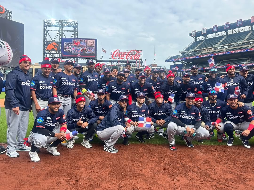 Equipo de República Dominicana que enfrentó y derrotó a puerto Rico en Nueva York.