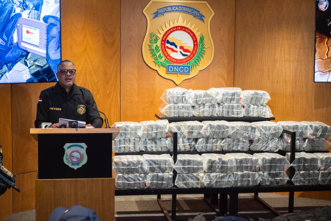 Droga inautada en el Puerto Multimodal Caucedo