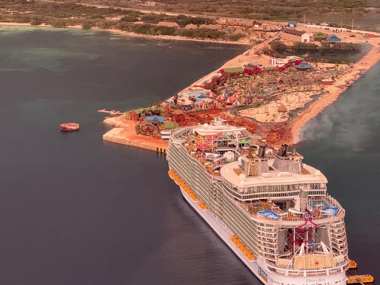Llegada de crucero a Pedernales