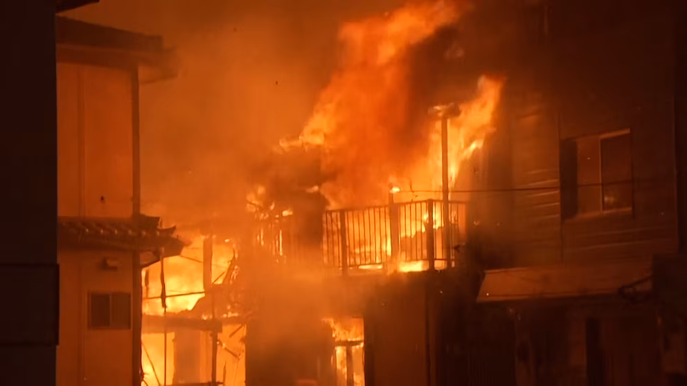 Incendio Japón