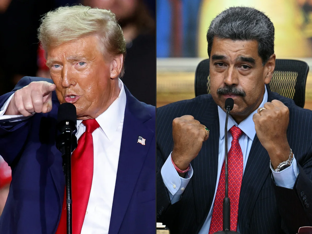 Donald Trump y Nicolás Maduro