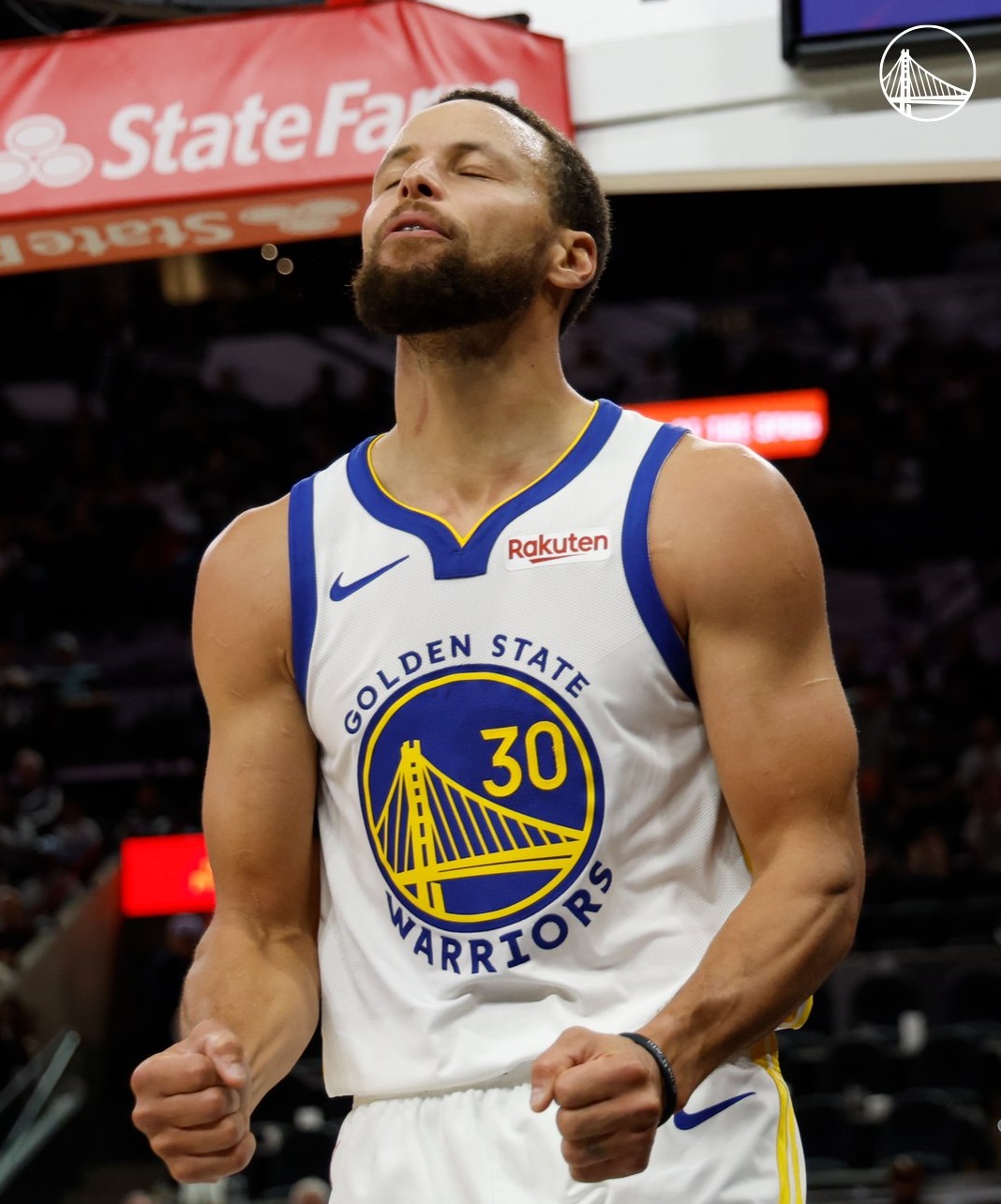 Steph Curry de los Warriors de Golden State.