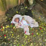 niña abandonada en Dajabón