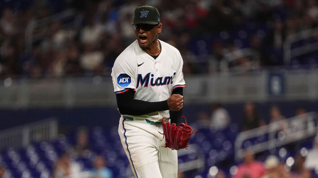 Edward Cabrera, de los Marlins de Miami.