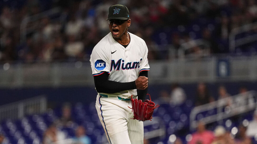 Edward Cabrera, de los Marlins de Miami.