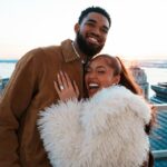 Karl-Anthony Towns le dio a su novia de toda la vida un regalo especial de Navidad: un anillo de compromiso