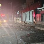 Reportan cinco heridos tras incendio provocado por explosión de tanque de gas en Villa Marina