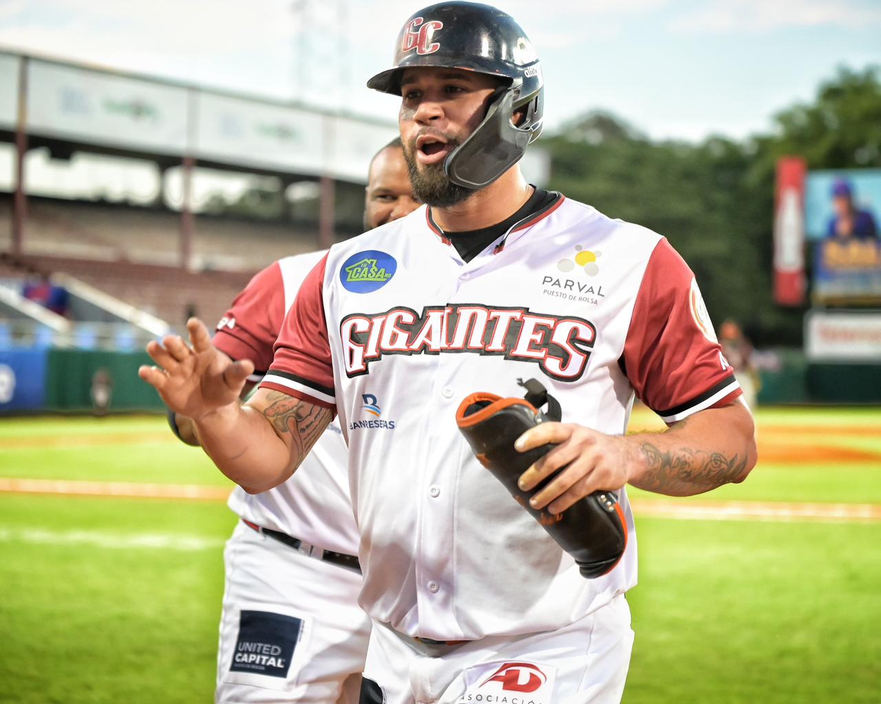 Gary Sánchez de los Gigantes del Cibao.