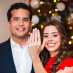 El senador Omar Fernández, junto a su comprometida Alexia Rubio