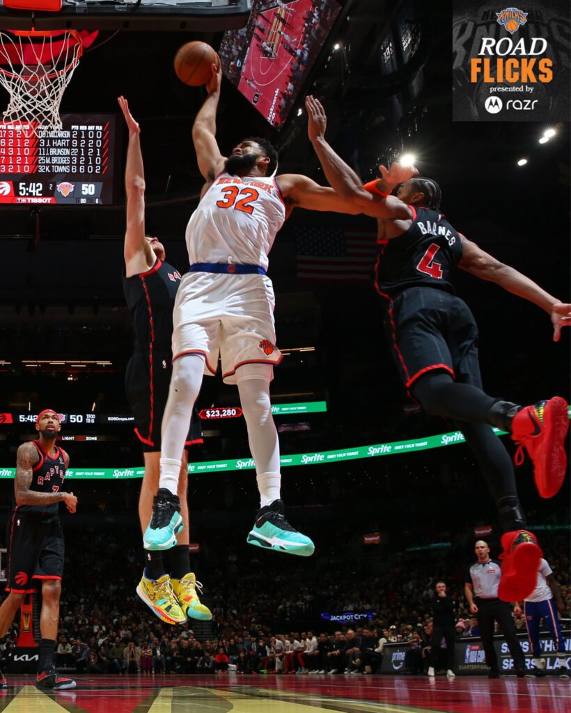 Karl-Anthony Towns anotó 14 puntos y 16 rebotes para los Knicks, que se enfrentarán a Orlando en la ronda de semifinales en Las Vegas el sábado.