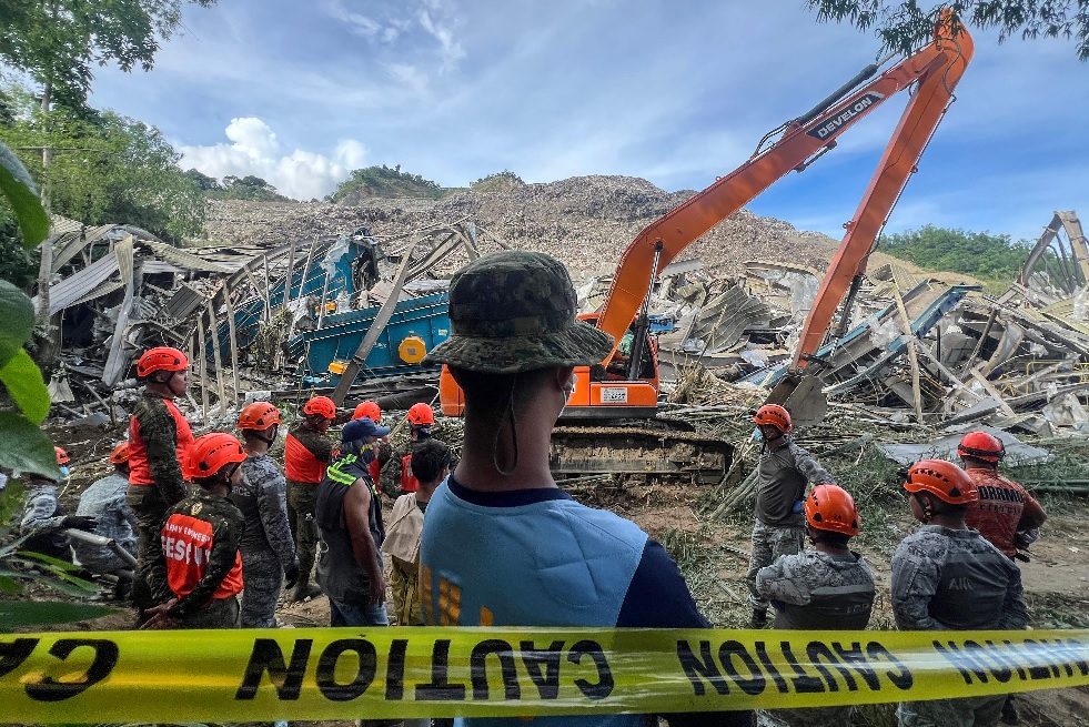 Cuatro muertos y 34 desaparecidos tras un deslizamiento en un vertedero de Filipinas